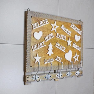 Wood Harmony Coat Hook Set By G Decor 3528-GY - Picture 1 of 5