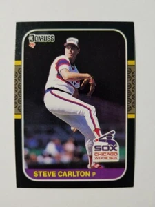 STEVE CARLTON 1987 DONRUSS BASEBALL CARD #617 CHICAGO WHITE SOX - Picture 1 of 2
