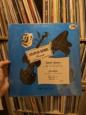 SAINT-SAENS, POULENC Trio Stradivari Records LP SEALED! NEW STR-605 - Image 1 of 2