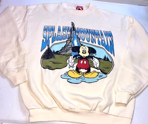 Vintage 90s Disney Mickey Mouse Splash Mountain Crewneck Sweatshirt Gr. L - Bild 1 von 10