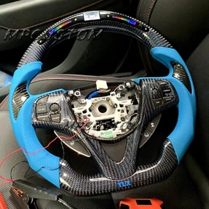 Custom LED Carbon Fiber Steering Wheel For Acura TLX 2015 - 2020 RPM - Picture 1 of 7