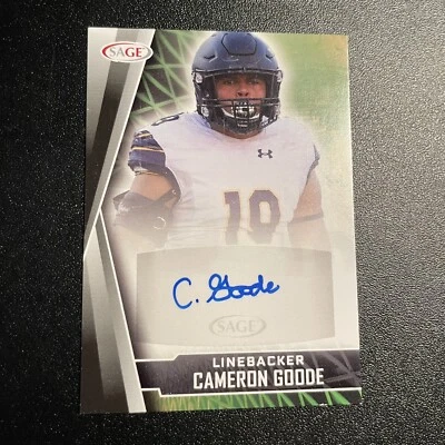 2022 SAGE GREY CAMERON GOODE AUTO ROOKIE RC A-CG - Image 1 of 2