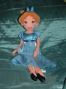 DISNEY STORE PETER PAN GRANDE 19" WENDY PELUCHE MUÑECA SUAVE JUGUETE (b) - Imagen 1 de 8
