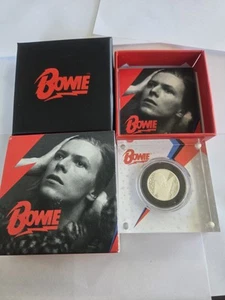 2020 Great Britain David Bowie UK Half Ounce. 999 Fine Silver Proof Coin Music - Picture 1 of 21