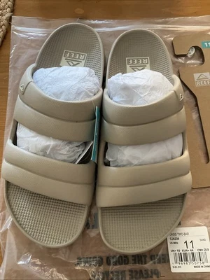 Sandalias impermeables Reef Oasis de dos barras deslizables - Nuevas con etiquetas para hombre talla 11 arena - #48213-N10 Foto 1 de 4