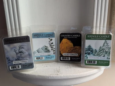 Sale Offer- Set Of 4 Rare Fresh Fragranced Wax Melts From Kringle Candle USA!! - Image 1 of 4