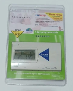 RiteTemp 8050c Universal 7-Day Programmable Thermostat NEW Sealed - Picture 1 of 2