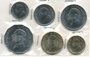 Australia / Australia - 5+10+20+50 Céntimos + 1+2 Dólares 2024 UNC - Juego KMS - Imagen 1 de 2