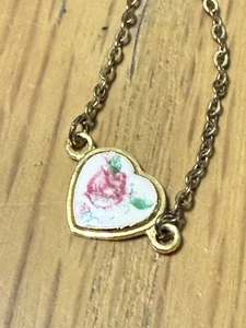 Vintage Rose Herz Armband 7 Zoll - Bild 1 von 6