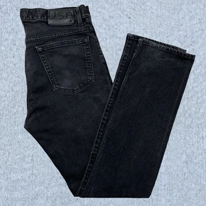 John Varvatos USA Jeans Bowery Slim Straight Black Denim Herren 34x34 - Bild 1 von 8