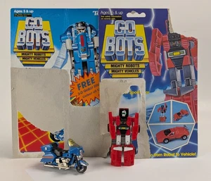 1985 Vintage Bandai Tonka Gobots Spoiler & Night Ranger & Package Figure Lot - Picture 1 of 5
