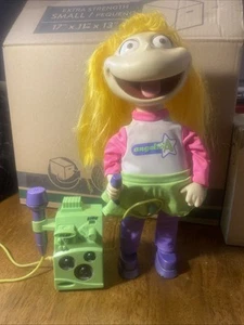 Vintage 2000 Nickelodeon Rugrats Angelica Sing N Swing Karaoke Doll Tested Works - Picture 1 of 7
