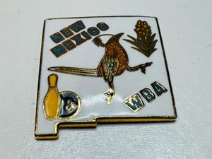 WBA Lapel Pin Women's Bowling Association New Mexico Roadrunner WIBC USBC PWBA - Picture 1 of 2