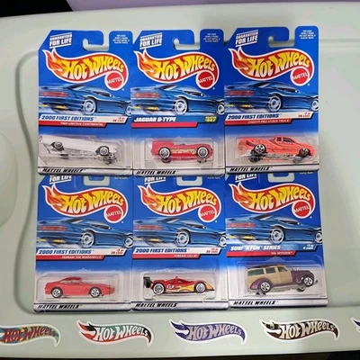 2000 Hot Wheels  2/36 FERRARI 550 MARANELLO/Chrome  lot of 6 - Image 1 of 4