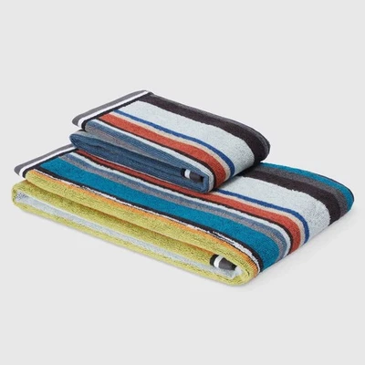 Set of 2 Missoni WOODEN 160 40x70 terry guest towels - Image 1 of 3