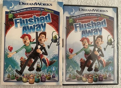 Flushed Away (R2 DVD, 2012) Hugh Jackman Kate Winslet Ian McKellen *NEW SEALED* - Image 1 of 2