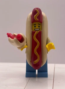Lego CMF Serie 13 Hot Dog Mann col208 Sammlerstück Minifigur 71008 col13-14 - Bild 1 von 7