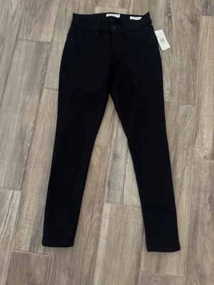 NUEVOS Pantalones ajustados negros para mujer Jessica Simpson Kiss Me talla 4 P Foto 1 de 4