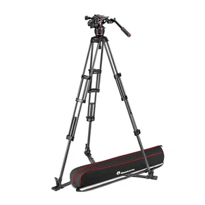 Juego B-Stock Twin Carbon con cabezal 608 - menor extensión|Manfrotto - Imagen 1 de 4
