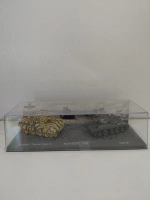 World of Tanks Russian Army T34/76 & German Panzer Panther @ Kursk USSR 1943 - Image 1 of 4