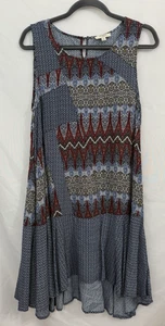 Umgee Sleeveless Shift Dress Boho Multicolor Womens Size S - Picture 1 of 10
