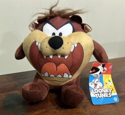 Nuevo con etiquetas Peluche Looney Tunes Taz Tasmanian Devil 7" con Licencia Oficial Foto 1 de 4