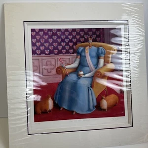 SARAH JANE SZIKORA PENCIL SIGNED LTD EDITION PRINT we are not amused 104/295 - Picture 1 of 8
