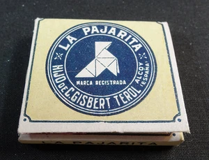 ANTIQUE CIGARETTE ROLLING PAPER LA PAJARITA EARLY 1900 TOBACCIANA COLLECTIBLE 17 - Imagen 1 de 1