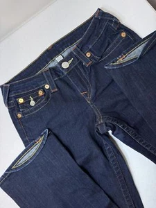 True Religion Damen Bootcut Jeans - Dark Wash Gr. 27 - Bild 1 von 6