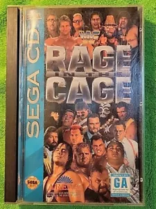 Sega Cd Wwf Rage In The Cage CIB Used. *Pls Read Desc.* - Picture 1 of 6