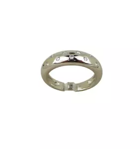 WEMPE Bandring Sternenhimmel 750 Weißgold 0,18ct Gr. 54 18K Gold Brillantring - Bild 1 von 11