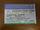 28/01/2012 Ticket: Tranmere Rovers v Huddersfield Town. FREE POSTAGE on all UK O