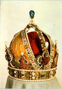 The Crown of Rudolf II, Imperial Crown of Austria, Vienna, Austria Postcard - Picture 1 of 2
