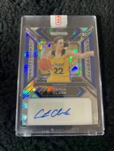 Caitlin Clark 2024 Panini Prizm Sensational Auto BLUE Ice Rookie SP RC /75 - Picture 1 of 2