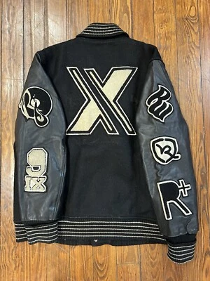 Rocawear X 10th Anniversary Leather Varsity Jacket Rocafella Jay-Z Def Jam - Image 1 of 4