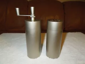 Salt & Pepper Metal Grinder + Shaker - Picture 1 of 10