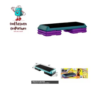 Original Aerobic Platform – Health Club Size – With Four Original Risers Teal... - Picture 1 of 4