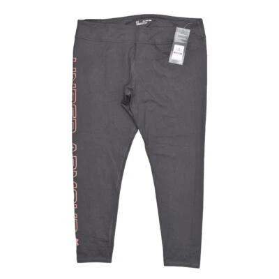 NEW Under Armour Gray Leggings 2XL Cotton Blend Solid Pull On Gym Fitted - Image 1 of 4