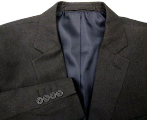Marks & Spencer Men's Charcoal Sport Coat 44R 2 Button Easy Care Material  - Bild 1 von 11