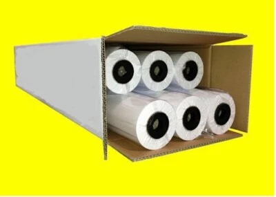 GIULIANI FORNITURE 6 ROTOLI CARTA PLOTTER GR.80 H. CM. 42 X 50 MT ANIMA INTERNA 5 CM HP CANON