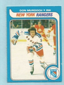 1979-80 O-Pee-Chee OPC Hockey Don Murdoch #168 New York Rangers EX/MT
