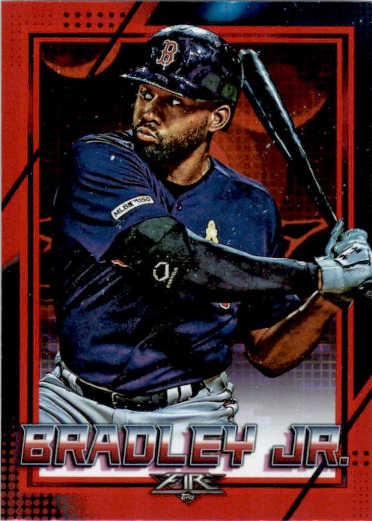 2020 Topps Fire Flame #165 Jackie Bradley Jr.