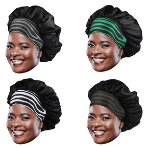 Women'S Satin Bonnet for Sleeping - Hair Protection Night Cap - Skin Care Routin - Picture 1 of 12