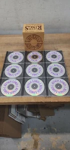 The Lord of the Rings on Nine Compact Discs Audiobook 9 CDs Audio Set Wooden Box - Imagen 1 de 11