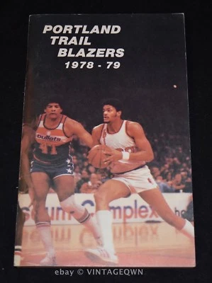 Portland Trail Blazers 1978 1979 Press Book MEDIA GUIDE Yearbook CHAMPS  ~ VTG - Image 1 of 4