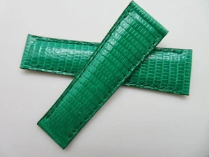 Rolex Daytona Genuine Lizard Green Strap for Beach Series 16519 20x16mm NEW - Picture 1 of 5