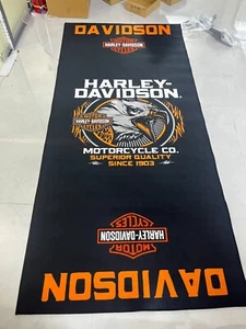 Sports garage motorcycle pit mat carpet for Davidson universal 220x100cm - Picture 1 of 6
