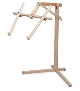 Soporte artesanal ajustable para aros y marcos de desplazamiento bordado crewel punto de aguja - Imagen 1 de 5