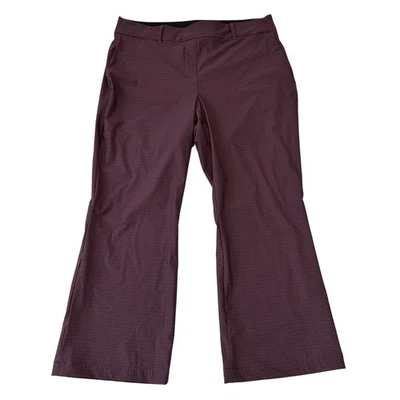 Spanx Sunshine Kick Flare Pants Size XL Petite UPF 50 Geo Scape Orange Golf - Image 1 of 4