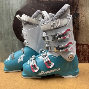 NORDICA SPEEDMACHINE J 4 Girl's SKI BOOTS Size 23.5 - Picture 1 of 23